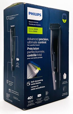 Philips Series 5000 Beard Trimmer BT5515/15 W/ Precision Trimmer & Charge Stand