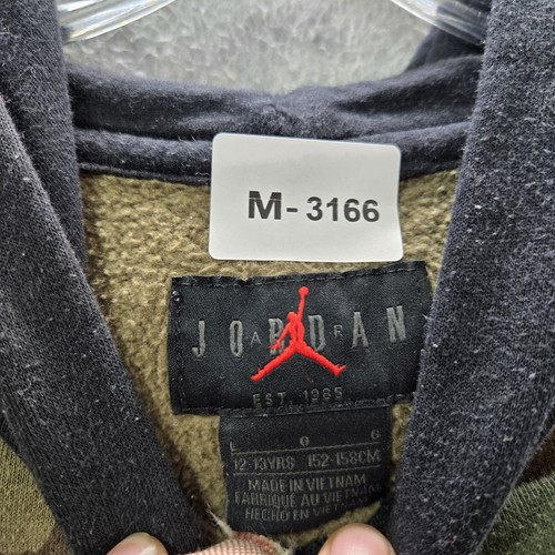 Jordan Boys Sweats Set Hoodie Pants Large Camo Logo Embroidery Pullover READ - Picture 2 of 9