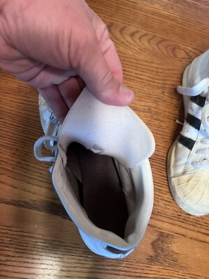 Adidas Pro Model White With Blue Stripes Made In France