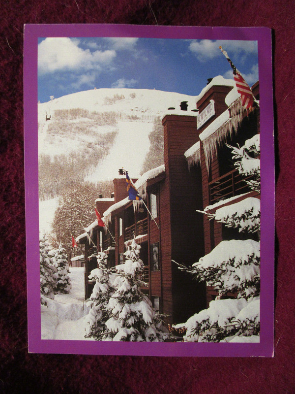 Snow Flower Condos, Park City,  Utah   Vintage Postcard
