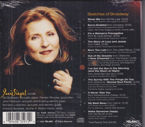 Sketches Of Broadway by Janis Siegel (CD) - Foto 2 di 2