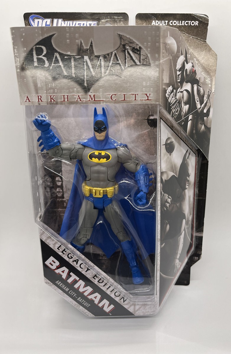 DCユニバース アーカムシティー バットマン レガシーエディション レア DC Batman Legacy Edition Arkham City Batman Batsuit Blue Grey