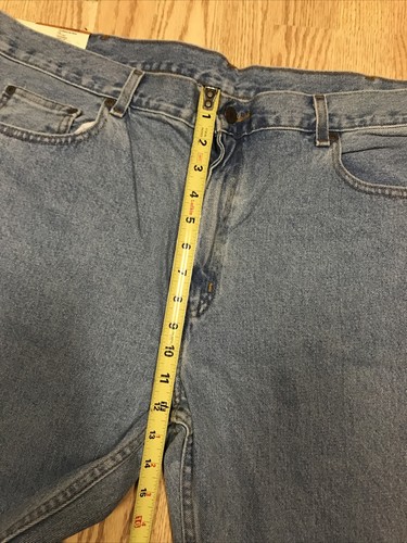 Vintage Faded Glory Classic Fit Straight Leg Regular Denim Light Wash Mens 42x32 - Picture 8 of 11