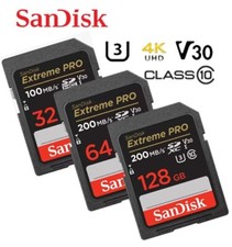 SanDisk EXTREME PRO 32GB 64GB 128GB 256GB SD SDHC SDXC Camera Memory card 4K AU