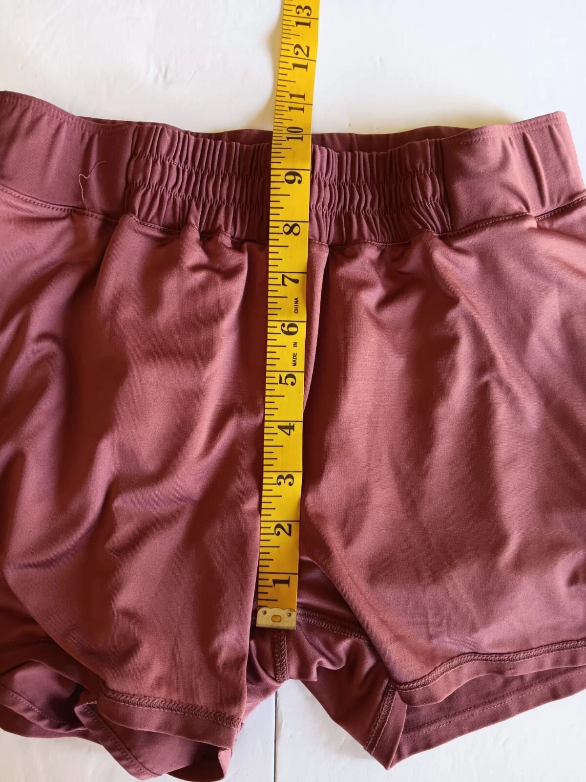 mpg running stretch front tie casual shorts