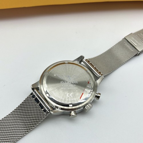 Watch Aviator F-series World Time Silver AVW79886G407 Watch Chronograph - Picture 6 of 8