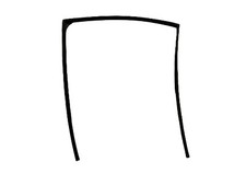 SUBARU LEGACY REAR LEFT SIDE DOOR WINDOW GLAS...