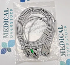 Vyaire Multi Link ECG Leadwire 5 Lead Grabber AHA 130cm 412681-002