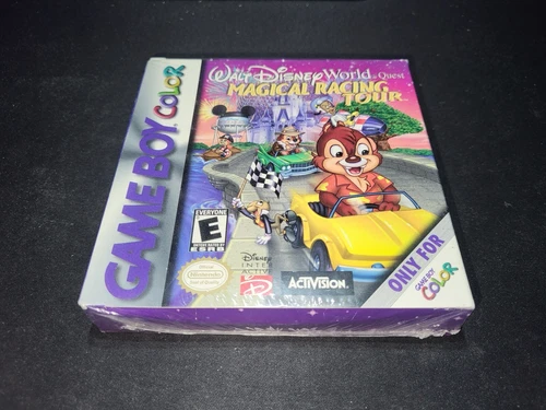 Walt Disney World Quest Magical Racing Tour Nintendo Game Boy Color NEW Sealed-!