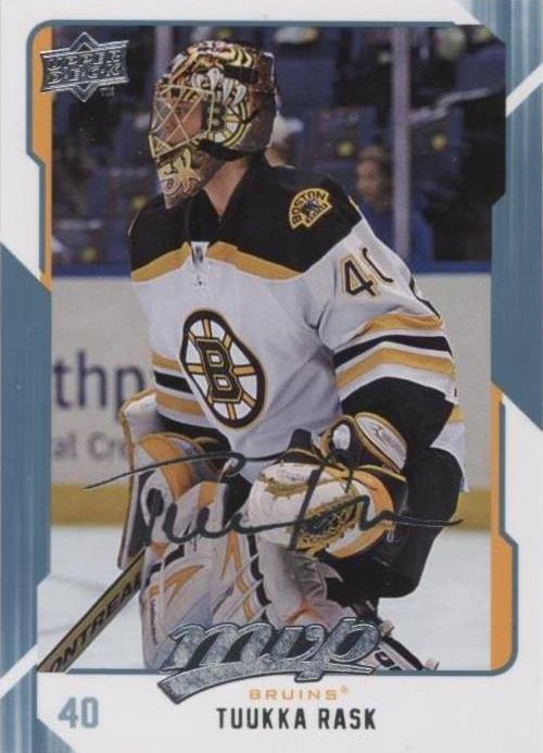 2008-09 Upper Deck MVP - Tuukka Rask #29 - 1 of 1