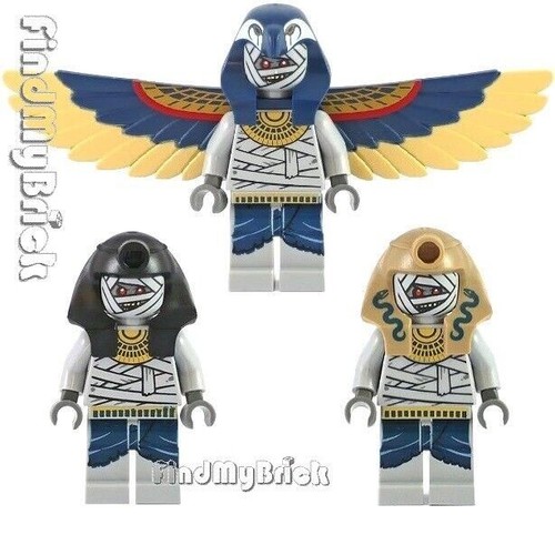 Lego Pharaoh's Quest Scorpion Pyramid 3x different Mummy Minifigs 7327 7307 NEW - Picture 1 of 1