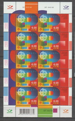 s36823 EESTI ESTONIA 2006 50 Years Europa stamps MS