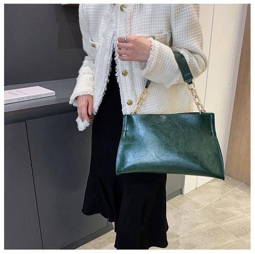 Damen große Kapazität weiches Leder Schultertasche Umhängetasche Beuteltasche Handtasche - Bild 13 von 26