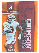Malachi Moore 2023 Bowman University Alabama Crimson Catalysts Orange #CC-19 /25