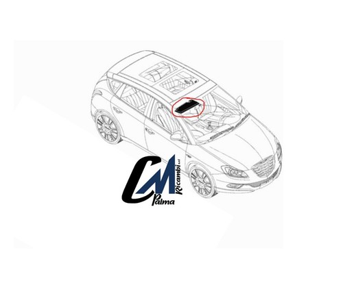 ALETTA PARASOLE LANCIA DELTA 2008 - 2014 DX DESTRA PANTINA ORIGINALE 735473037 - Bild 5 von 5