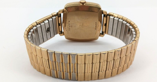 Vintage Hamilton Swiss Gold Filled Watch w/ 10K Emblem Diamond & Sapphire 984078 - Picture 6 of 6