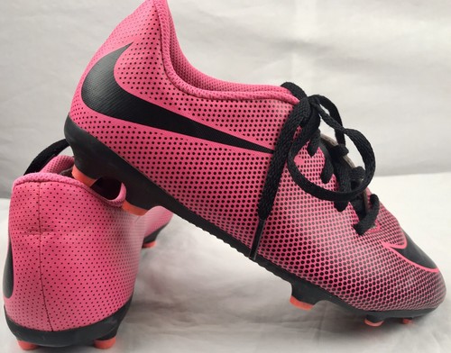 Nike Soccer Cleats Youth Size 4 Neon 