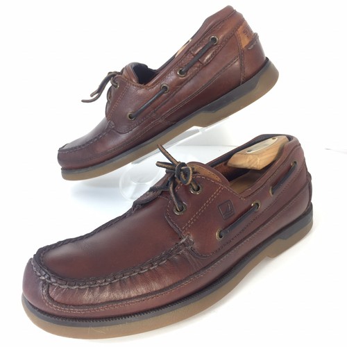 Sperry Top Sider Mako Mens Size 9 Brown 