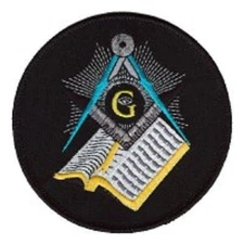MASON'S MASONIC PATCH #2 EMBROIDERED IRON ON PATCH **FREE SHIPPING**