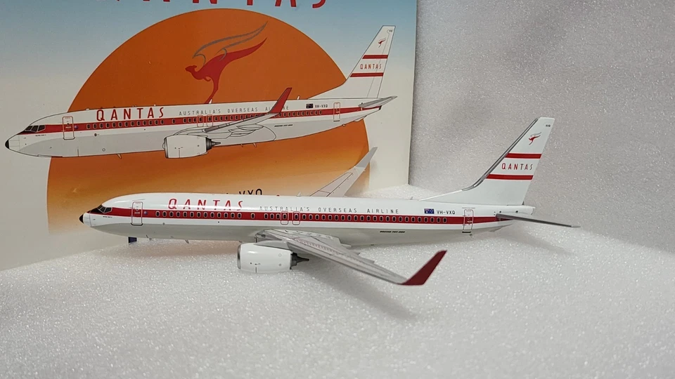 InFlight 1:200 Qantas Boeing 737-800 Retro Roo II VH-VXQ Retro Roo II
