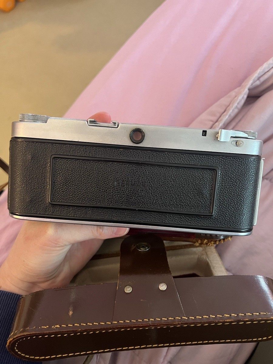Vintage 1950's Edixa Stereo Camera By Wirgin Germany w/ leather