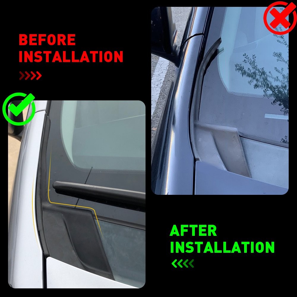 Windshield Wiper Cowl Trim Panel Side Fender Hood End Caps Fit Toyota Sienna Van thumbnail 6