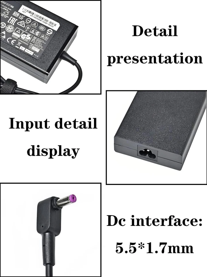 Genuine 135W For Acer Nitro 5 AN515-45-R00V N20C1 A18-135P1A  power Adapter oem - Image 2 of 3