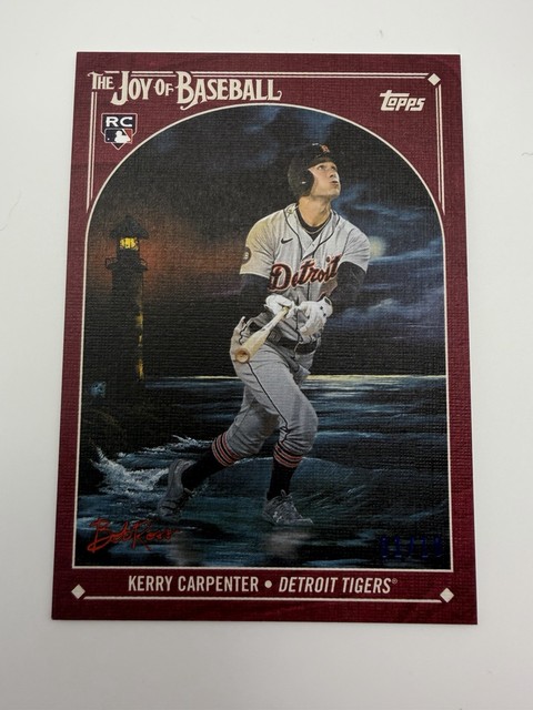 Kerry Carpenter 1/10 2023 Topps Bob Ross Rookie Card