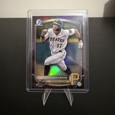 Topps 2025 Bowman Konnor Griffin BCP-86 Reptillian Fuschia /199 Pirates  