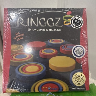 NEW FACTORY SEALED RINGGZ ALL WOODEN STRATEGY IS IN THE RING GAME BOARD #00200