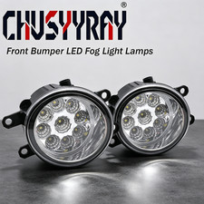 For 2011-2017 Toyota Sienna Clear Lens Pair Bumper Fog Light Lamp Replacement