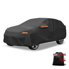 Car Cover Outdoor Waterproof Sun Rain Snow Hail Protection with Left Side