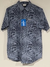 NEW Men's Size Small Columbia Rogers Peak Printed Short Sleeve Shirt XM8259-449