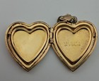 Antique Etched Heart Locket 1/20 10K G.F. On Sterling Silver — photo 6