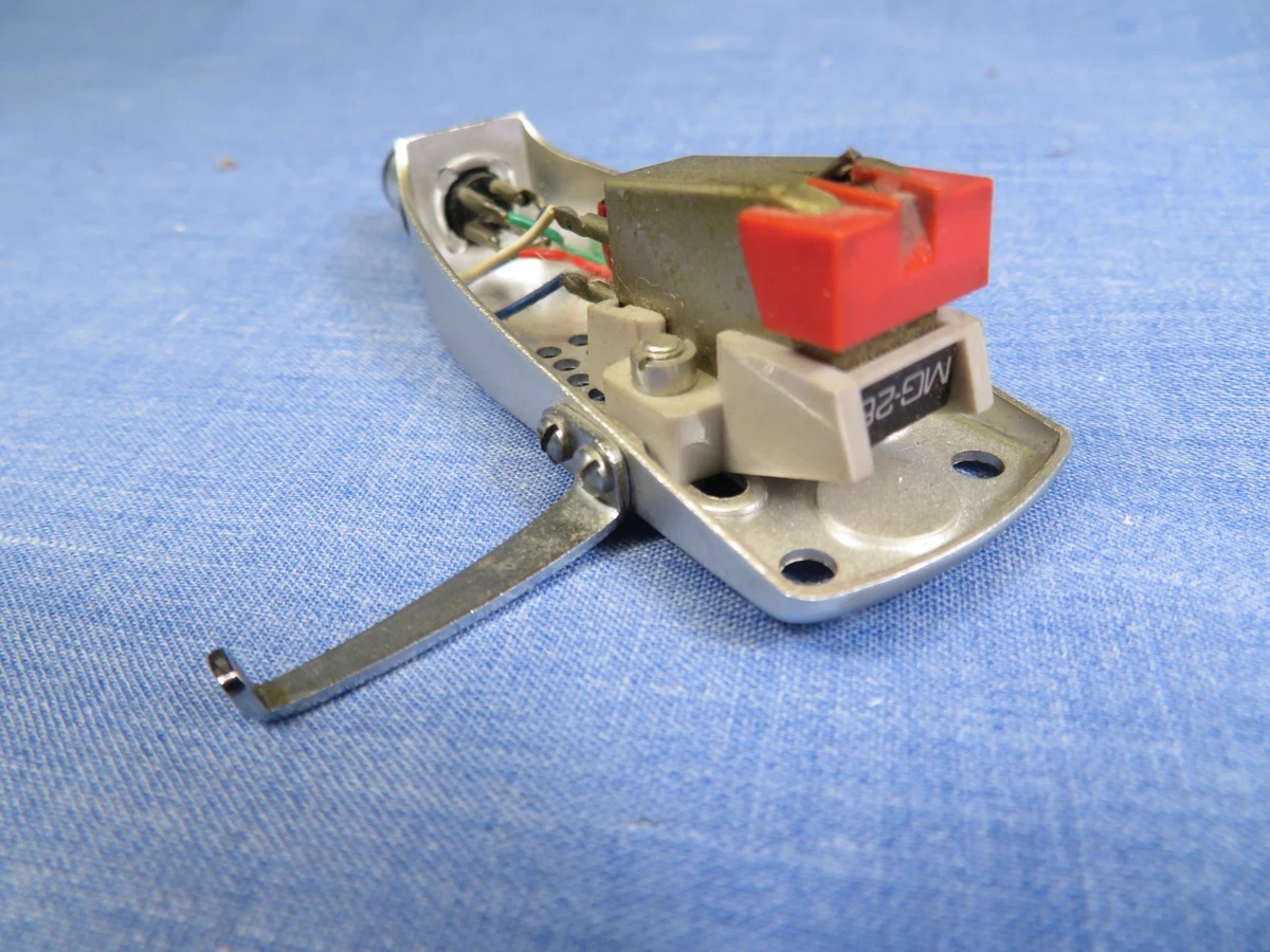 Tocadiscos Sanyo Silver Headshell, MG 28 Cartarig Stylus