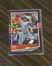 2020 Panini Donruss Optic - Ketel Marte #106 Blue Pandora Prizm /99