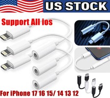 USB-C Type C to 3.5 mm AUX Headphone Jack Adapter For iPhone 17 /Android Phone