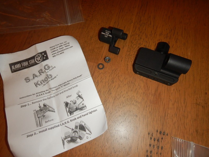 Alamo Four Star S.A.R.G.E. Mount * For: Harris Bipod * NEW * Tactical Shooting