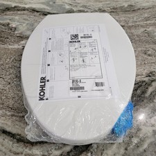 Kohler Brevia Elongated Toilet Seat White Quiet-Close 20110-0 Open Box New