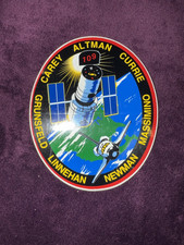 NASA STS-109 CREW PATCH, autocollant collector vintage original, avec livraison gratuite