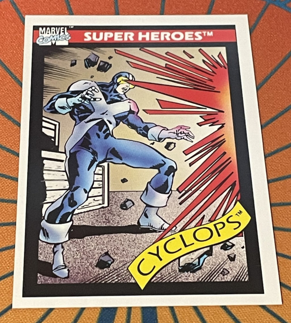Cyclops - 1990 Impel Marvel Universe - #8 (D)