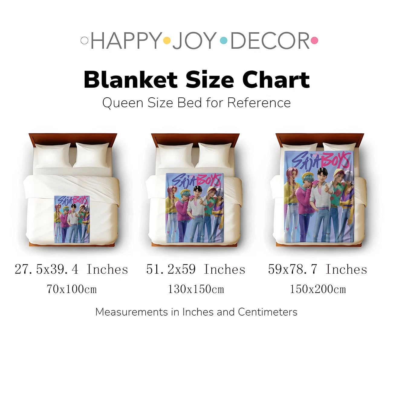 Saja Boys Cozy Fleece Blanket