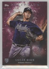 2018 Topps Inception Magenta /99 Lucas Sims #65 0nr3