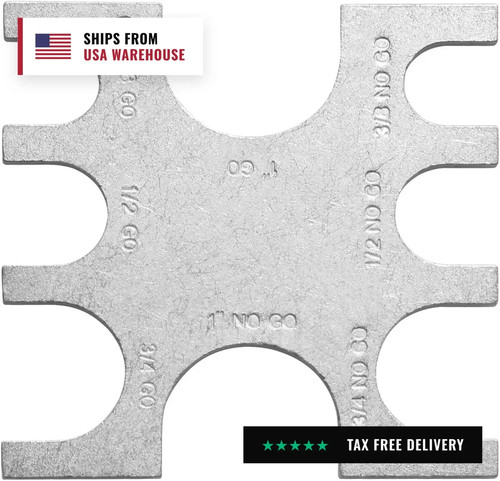 23080 PEX Crimp Tool Go/No-Go Gauge,
