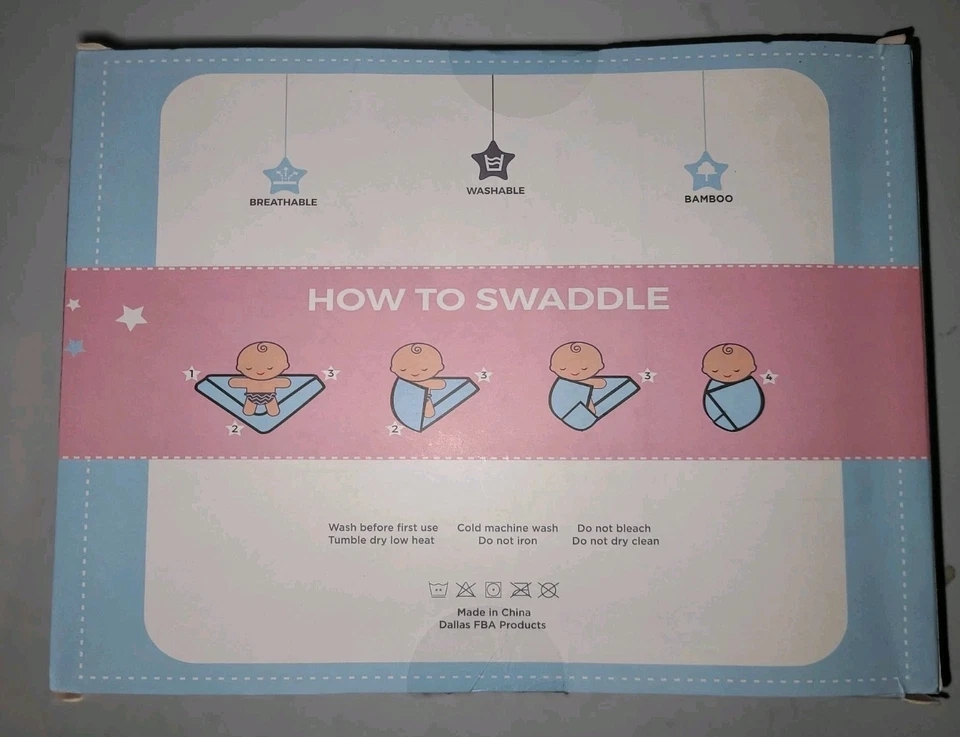 НОВАЯ, бамбуковая муслиновая пеленка, упаковка 4 шт., размер 47 x 47 дюймов.  - Изображение 2 из 2