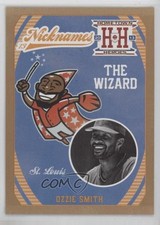 2013 Panini Hometown Heroes Nicknames Gold Ozzie Smith #N17 HOF 04br