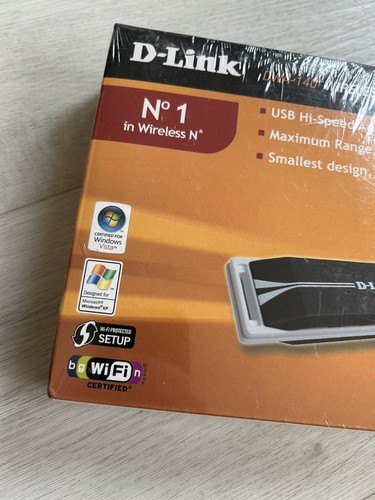 D-Link DWA-140 Wireless N USB Mini Adapter - New - 第 2/6 張圖片
