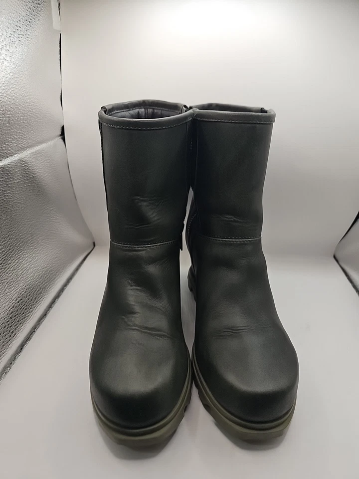 Bota de cuña SOREL Joan of Arctic III impermeable moto EE. UU. 9 musgo oscuro Foto 2 de 4