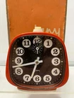 Vintage Orange Japy Alarm Clock Vintage Orange Japy Alarm Clock Boxed retro