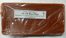 1 Block 50-50 Cast Bullet Lube for pan lubing, White Label Lube